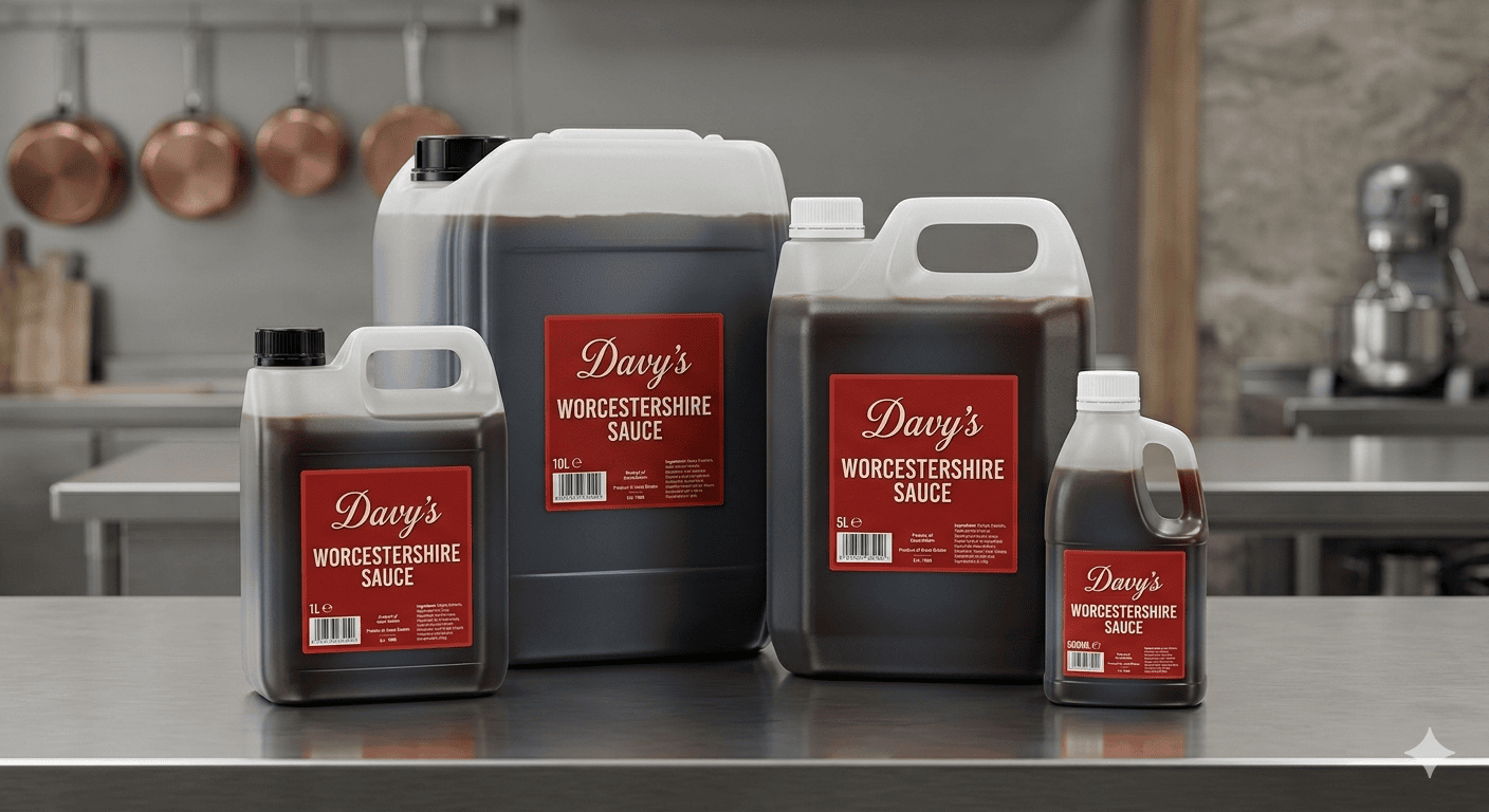 Worcestershire Sauce — traditional English recipe for food service